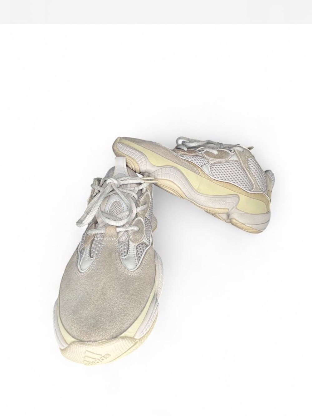 Yeezy Sneakers in Cream and Light Gray